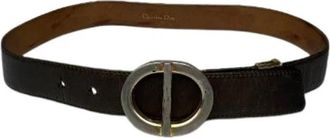 Dior Pre-owned Vintage Belt - Dames - Vintage Accessoires - Bruin - ONE Size - Leer - Vintage