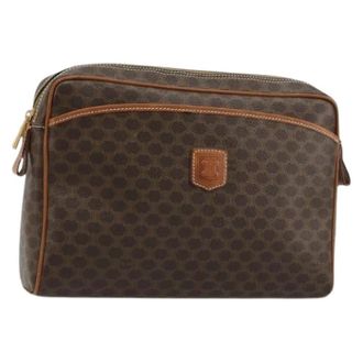 Celine Pre-owned Cross Body Bags, female, Brown, Size: ONE SIZE Pre-owned Vintage Clutch Bag