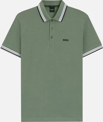 HUGO BOSS Mens Hugo Boss Green Paddy Polo Shirt - Tan - Size: 7-10YRS
