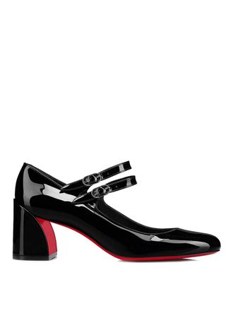 Christian Louboutin Mary Miss Jane 55 Patent/Lining