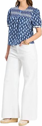 Tyler B&ouml;e Kenzie Mixed Print Top In Multi