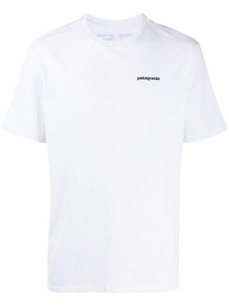 Patagonia P-6 Logo Responsibili-Tee T-shirt - men - Recycled Cotton/Recycled Polyester - S - White