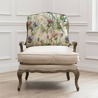 Voyage Maison Cirsium Printed Florence Chair in Beige