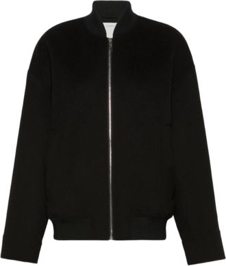 Sportmax Boxy Black Jacket With High Collar And Oversized Sleeves