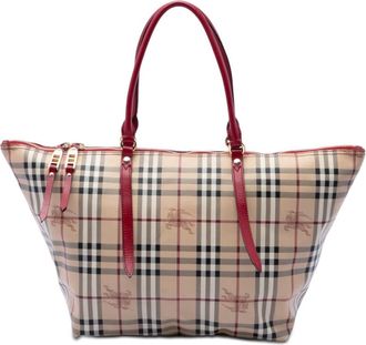 Burberry Pre-owned Burberry Medium Haymarket Check Coated Canvas Salisbury Tote Ladies XDP7U7M63GWYHNQ8