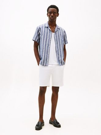 Tommy Hilfiger Mens Regular Fit 9 Comfort Waist Tommy Short - White - 29