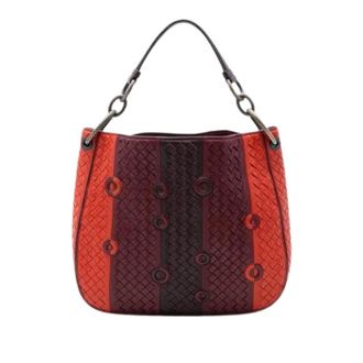 Bottega Veneta Pre-owned Shoulder Bags, female, Multicolor, Size: ONE SIZE Pre-owned Woven Hobo Bag