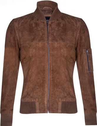 Infinity Leather Mens Goat Suede MA-1 Bomber Jacket-Auckland
