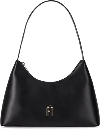 Furla Diamante S Black Shoulder Bag