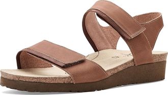 Naot Aisha Arch Pro Womens Wedge Shoes Latte Brown Leather/Cognac Leather : EU 42 (US Womens 11) M