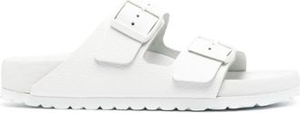 Birkenstock Arizone leather slides - unisex - Leather - 42 Narrow - White
