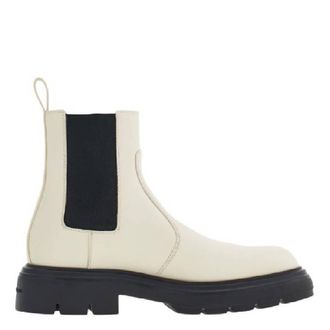 Ferragamo Dollie Leather Chelsea Boots, Size 9