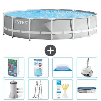 Intex Piscina Prism Frame Redonda - 457x107 Cm - 9-piezas S549