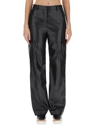 Stella McCartney Polyester Cargo Pants - Black