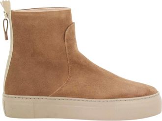 AGL Cognac Meghan Bootie Damesschoenen - Dames - Enkellaarsjes - Bruin - 37 EU - Schoenen