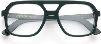 Emmanuelle Khanh Massa 355 355 Glossy Foret/verde Glasses