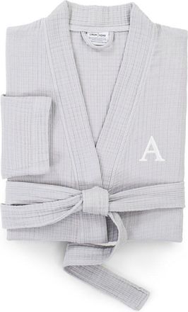 Linum Home Textiles Monogrammed Smyrna Hotel Robe (A-Z)