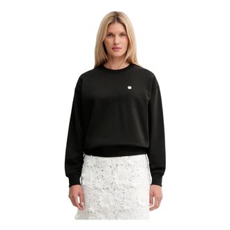 Kenzo Hoodies & sweatvesten, Dames, Zwart, M, Katoen, Boke Flower Sweatshirt