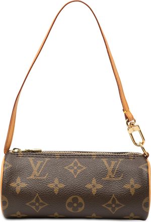 Louis Vuitton Pre-owned Womens Monogram Papillon Pochette - Brown Textile - One Size