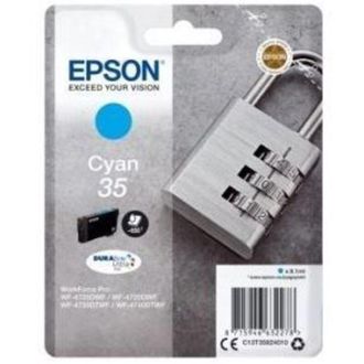 Epson Padlock Singlepack Cyan 35 Durabrite Ultra Ink