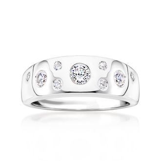 Ross-Simons CZ Ring in Sterling Silver