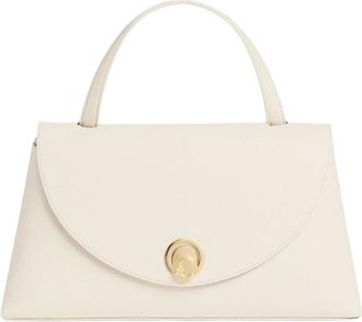 Coccinelle Nikla Medium Schoudertas - Dames - Handtassen - Beige - ONE Size - Leer - Tassen