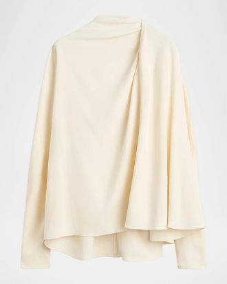 Toteme Draped Cady Blouse