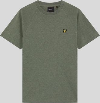 Lyle & Scott Lyle And Scott Mens Marl Raglan T-Shirt - Tan - Size: Regular/50