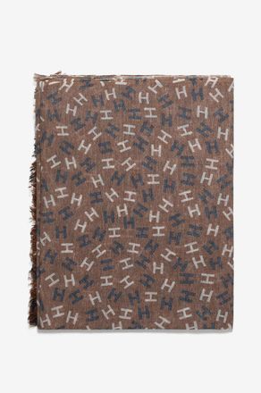 Hemisphere Schal aus Wolle und Leinen Nies