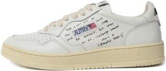 Autry Autry Medalist Low Written - White Black AULM-WL01