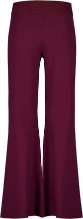 Stella McCartney Pantaloni in maglia a vita alta - Rosso