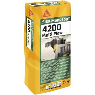 Sika Sika - Monotop-4200 Multiflow Mortero Cementoso Para La Reparaci&oacute;n Y Refuerzo De Estructuras Bg 25kg