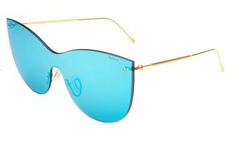 Illesteva Womens Boca Mask Sunglasses In Ice Blue