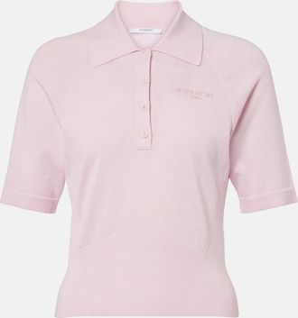 Givenchy Cotton and silk polo shirt