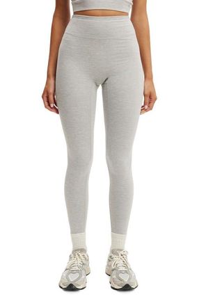 Cotton On Womens Active Ultra Soft Contour Full Length Tight in Light Grey Marle at Nordstrom, Size X-Small
