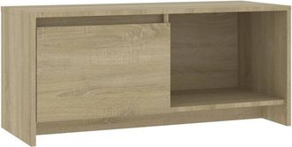 vidaXL Vidaxl - Mueble para tv madera contrachapada roble Sonoma 90x35x40 cm