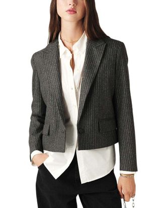 BA&SH Ba&Sh Accept Wool-Blend Jacket