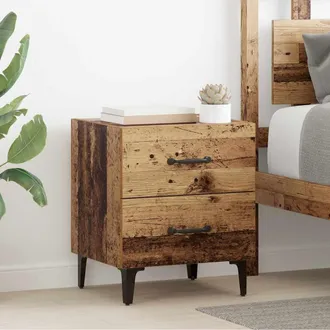 vidaXL Armadietto Per Letto Legno Vecchio 40 X 35 X 47,5 Cm - Vidaxl