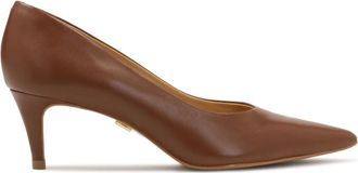 Kazar Bruine lage stiletto pumps - Dames - Pumps - Bruin - 36 EU - Leer - Schoenen