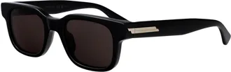 Bottega Veneta Mens Sunglasses Black Acetate Black-Black-Grey Black/black/grey