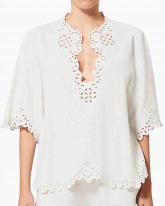Isabel Marant Shana Top In White