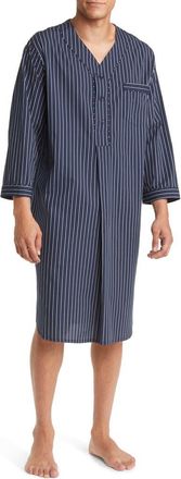 Majestic International Sunset Blues Cotton Blend Nightshirt in Dark Navy at Nordstrom, Size Small