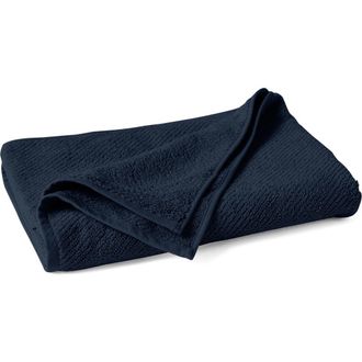 Coyuchi Air Weight Organic Twill Bath Towel in Midnight Indigo at Nordstrom