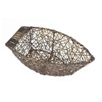 Beachcombers Boat Skiff Decorative Wicker Basket 5.75 x 12.5 in Brown at Nordstrom
