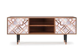 StoryZ Mueble de TV rosa claro 2 puertas L 170 cm