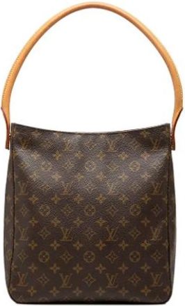 Louis Vuitton Pre-owned Looping GM - Dames - Vintage Schoudertas - Bruin - ONE Size - Leer - Vintage