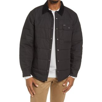 Brixton Cass Quilted Jacket in Black/black at Nordstrom, Size X-Large