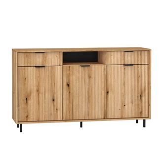 Petits Meubles Aparador de de 3 puertas y 2 cajones tableros de part&iacute;culas madera
