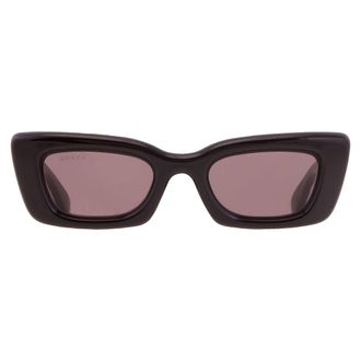Gucci Violet Cat Eye Ladies Sunglasses GG1827S 004 49