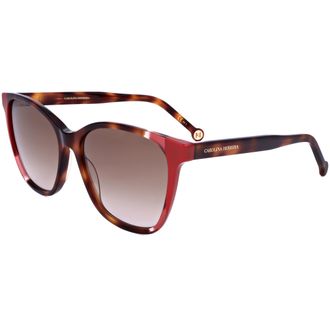 Carolina Herrera Womens 57 mm Red Sunglasses